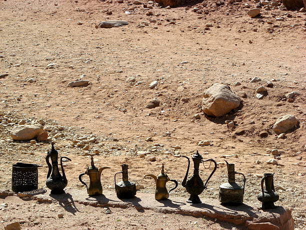 Middle East, Jordan, Wadi Rum, also known as The Valley of the Moon, is one of the most spectacular desert landscapes in the world