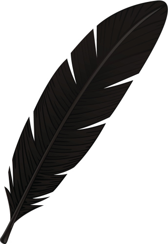 Black Feather Stock Illustration - Download Image Now - Feather, Eagle -  Bird, Raven - Bird - iStock