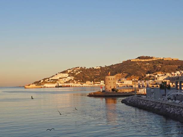 view of La Ribera beach in Ceuta