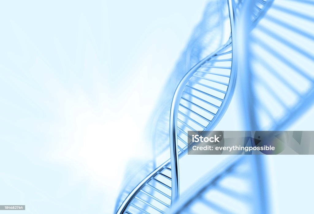 dna in medizinischen Hintergrund - Lizenzfrei Biochemie Stock-Foto