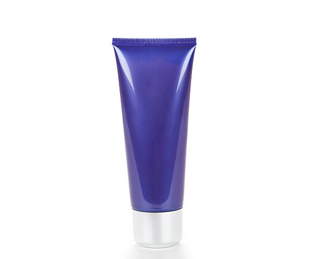 istock Violet tube on white background 184683649