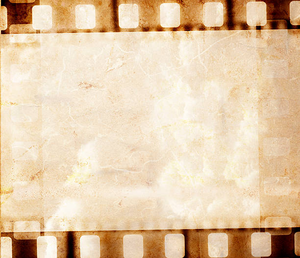istock Vintage background with film flame 184685761