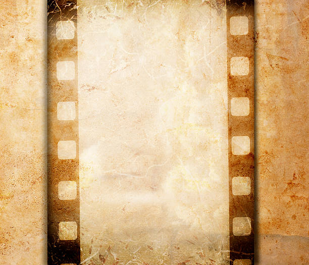 istock Vintage background with film flame 184685763