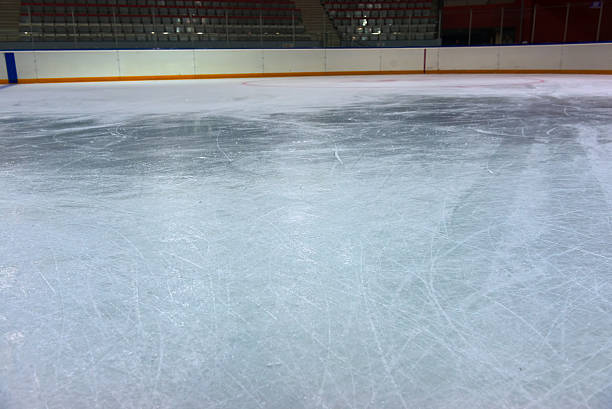 istock Ice on hockey rink 184686228