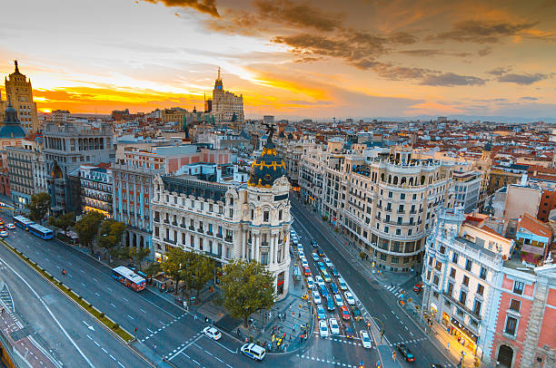 Madrid stock photo