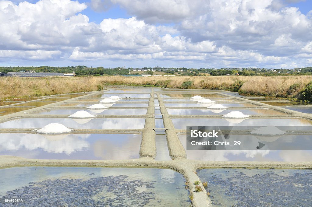Saline guerande Salt Basin Stock Photo