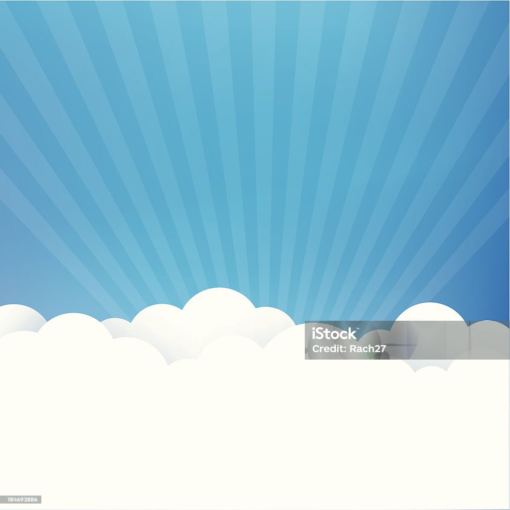 Sky Background Sky background with white clouds Cloud - Sky stock vector