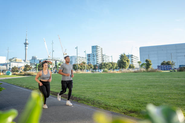 istock Joggers in Auckland City 1846943231