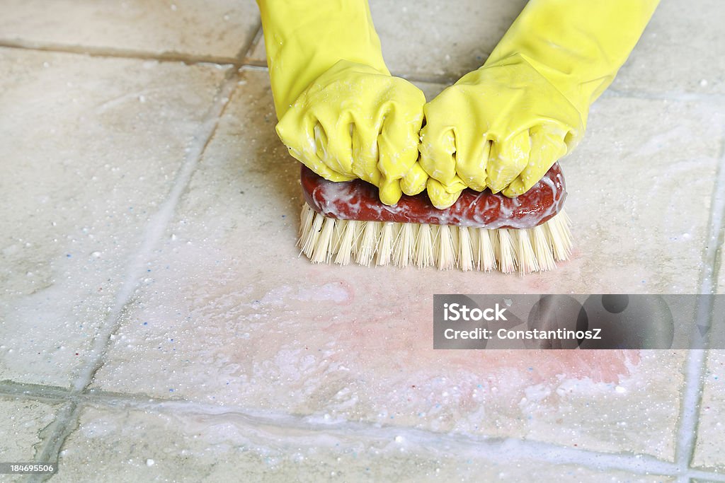 Limpieza la piso - Foto de stock de Aburrimiento libre de derechos