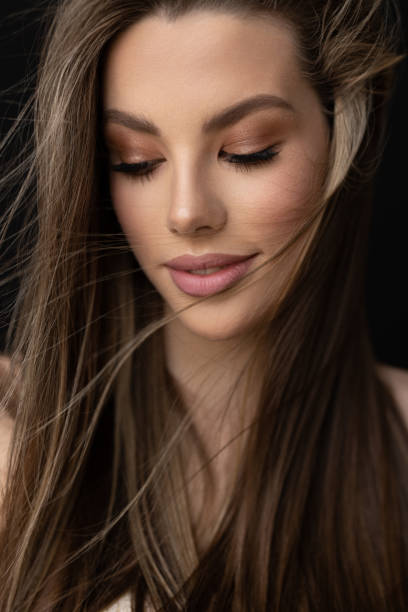 istock Young beautiful woman with perfect make-up 1846971546