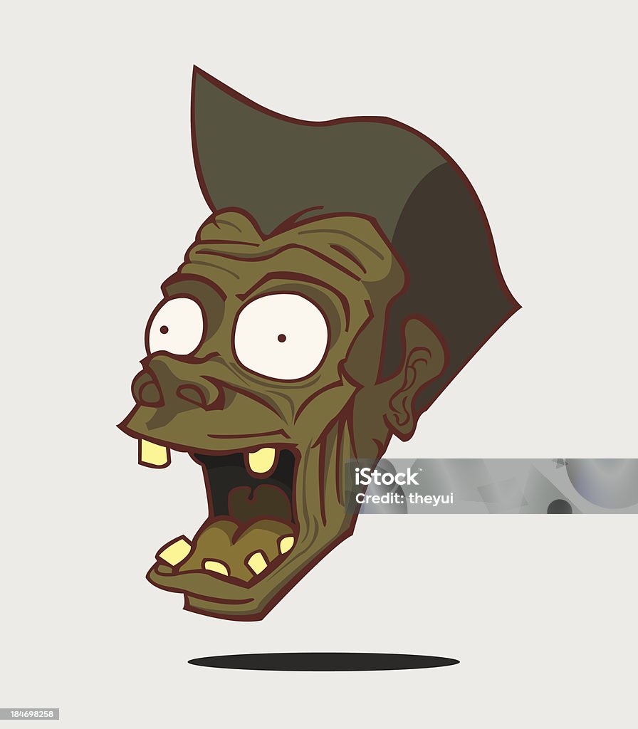 Monstre Zombie. Halloween - clipart vectoriel de Adulte libre de droits