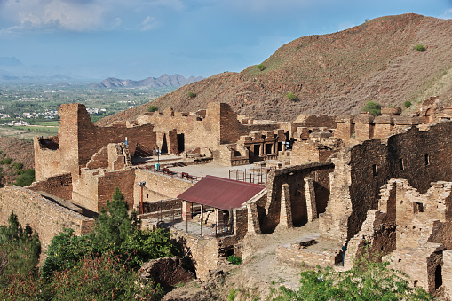 Takht-i-Bahi buddhist monastery in Mardan, Pakistan