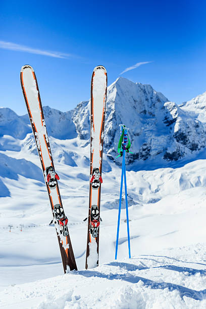 istock Ski, winter sport, mountains. 184700690