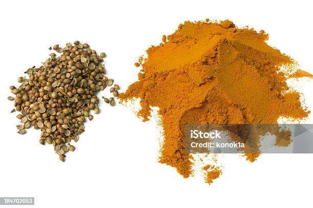 Corriander Powder Stock Photo - Download Image Now - Cilantro, Cooking, Cut Out