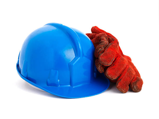 istock Safety helmet and gloves 184702140