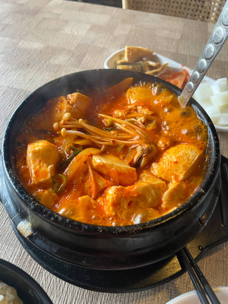 istock Spicy tofu soup 1847045181