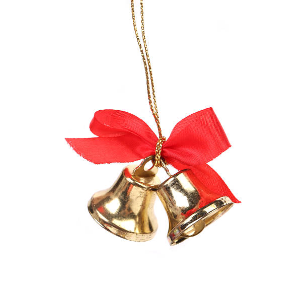 istock Jingle bells with red ribbon. 184704852