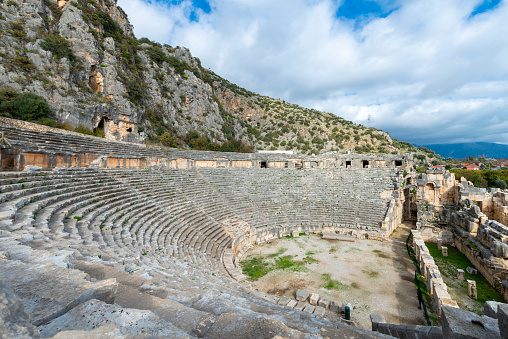 The ancient city of Myra. Details from the ancient city of Myra. Demre / Antalya / Turkey.