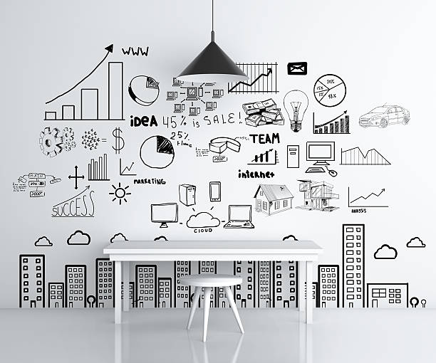 istock drawing business concept on wall 184707450