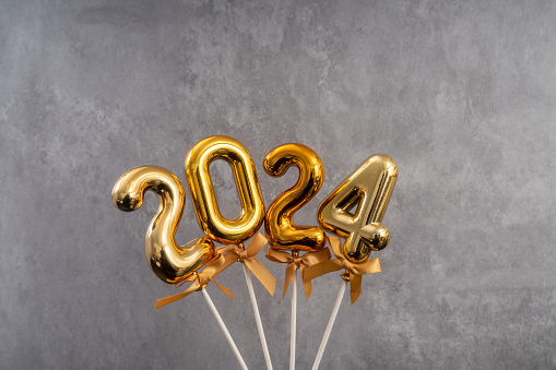 2024, Alphabet, Backgrounds, Balloon, Banner - Sign