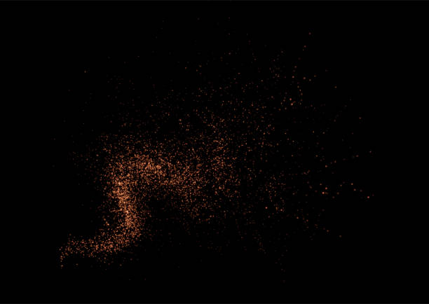 istock Christmas background. Powder dust light . Magic shining gold dust. Fine, shiny dust bokeh particles fall off slightly. Fantastic shimmer effect. Vector illustrator. 1847083111