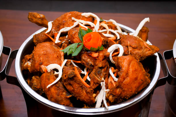 Tasty butter chicken curry dish from Indian cuisine