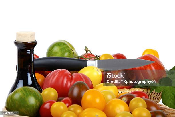 유기 토마토 및 발사믹 식초 0명에 대한 스톡 사진 및 기타 이미지 - 0명, 건강한 식생활, 계절