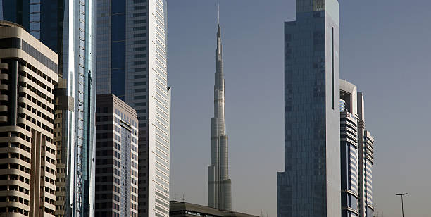 istock Modern skyscrapers, Sheikh zayed road, Dubai, UAE 184712898