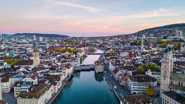 Zurich, Switzerland on the Limmat River