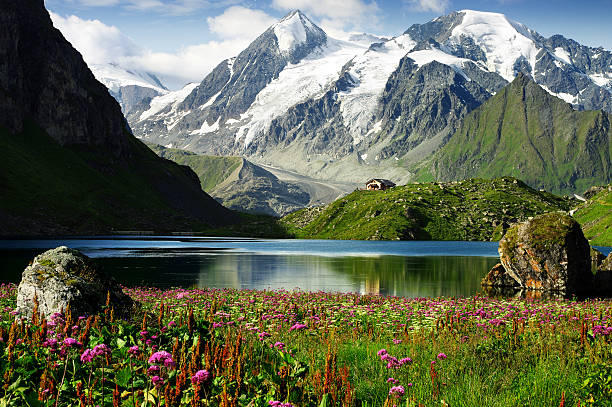 istock mountain lake in Switzerland 184717050