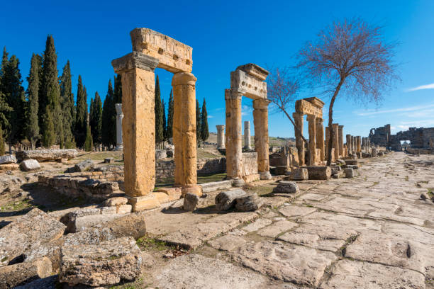 istock Latrine and Frontinus gate of Hierapolis. Denizli, Turkey 1847181398
