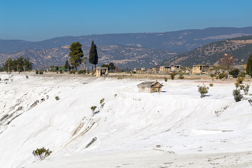 Hierapolis was founded as a thermal spa early in the 2nd century BCE and given by the Romans to Eumenes II, king of Pergamon in 190 BCE..The ancient city of Hierapolis was built on top of Pamukkale, the white \