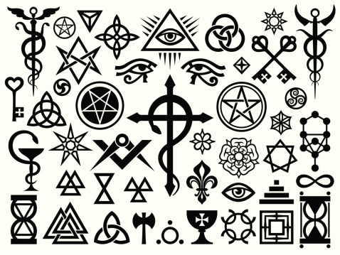 Medieval Occult Signs And Magic Stamps, Locks, Knots (with Additions)