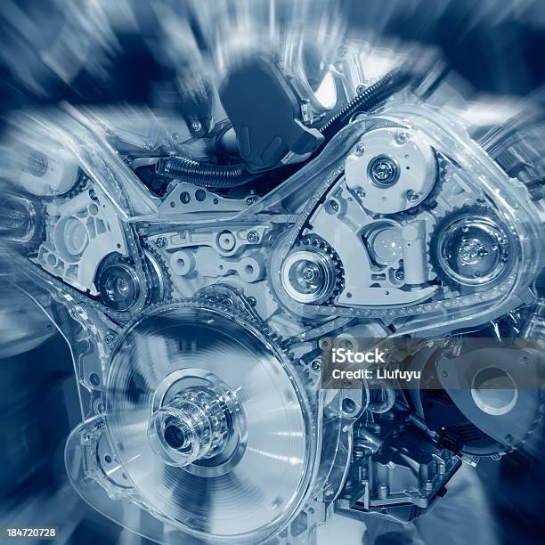 Motor Foto de stock y más banco de imágenes de Acero - Acero, Aluminio, Brillante