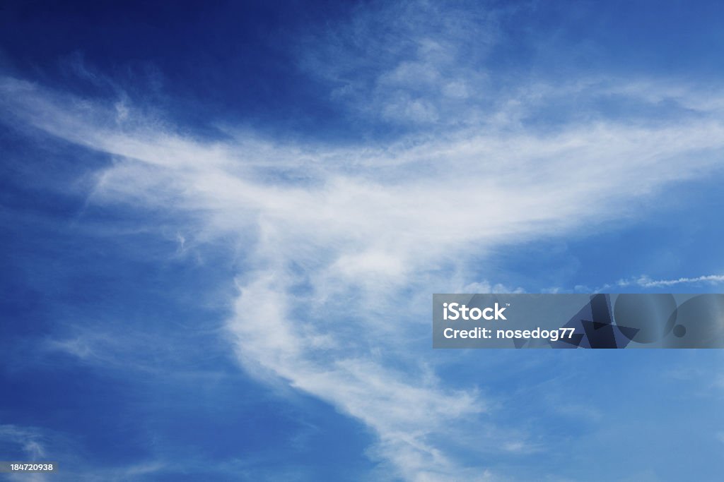 Blauer Himmel und weiße Wolken - Lizenzfrei Abstrakt Stock-Foto