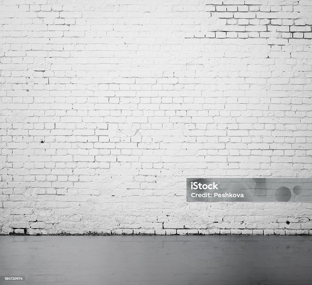 brick room high resolution white brick wall and floor Abstract Stock Photo