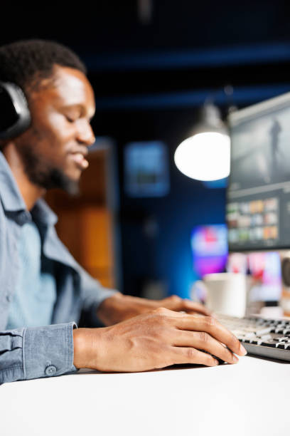 istock African american contractor creating motion picture clip project 1847247372