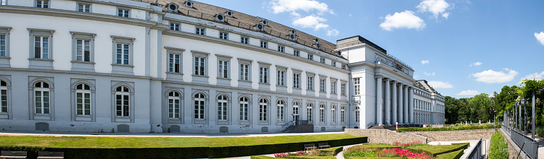 Panorama of the Electoral Palace in Koblenz. The palace was built between 1777 and 1786 for the last Prince-Elector (Kurfürst) of Trier Clemens Wenzeslaus.