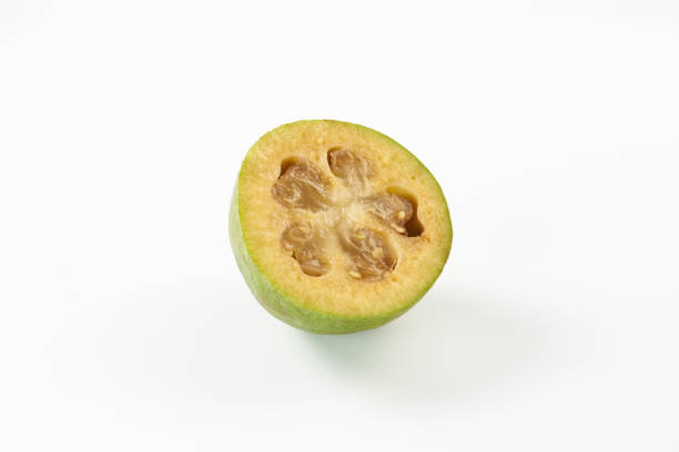 istock Bangoku fruit, feijoa fruit on white background 1847249079