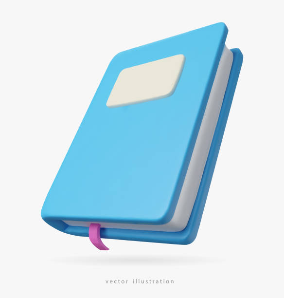 istock 3d book with a bookmark. School and office supplies. Education concept. Back to school. Vector icon 1847253627