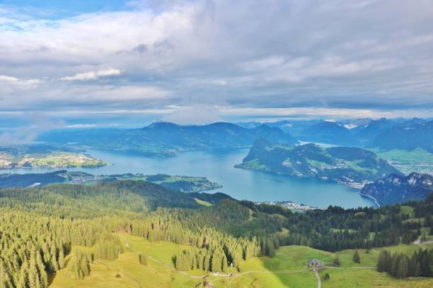 Lake Lucerne and the Alps