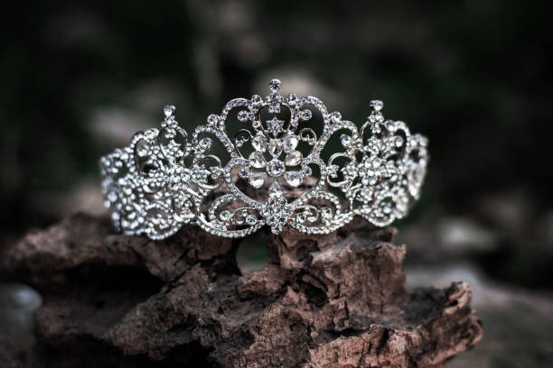 istock Pearl jewellery accessory, crown. Royal diadem 1847263166