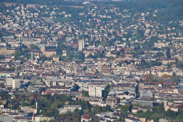 istock Birdview of Zurich 1847264886