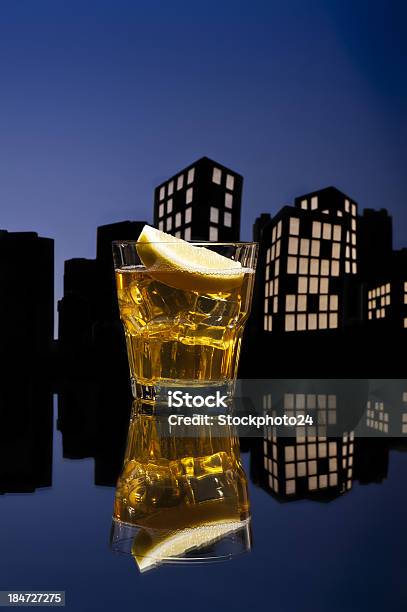 Metropolis Whisky Sour Cocktail Stock Photo - Download Image Now - Alcohol - Drink, Alcohol Abuse, Amber