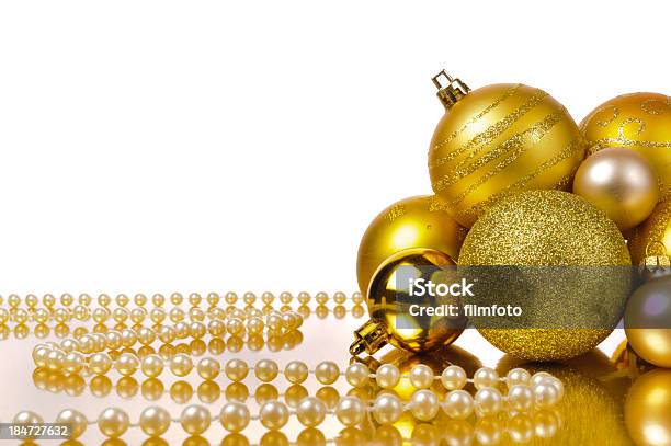 Xmas Decorazione - Fotografie stock e altre immagini di Arredamento - Arredamento, Brillante, Collana