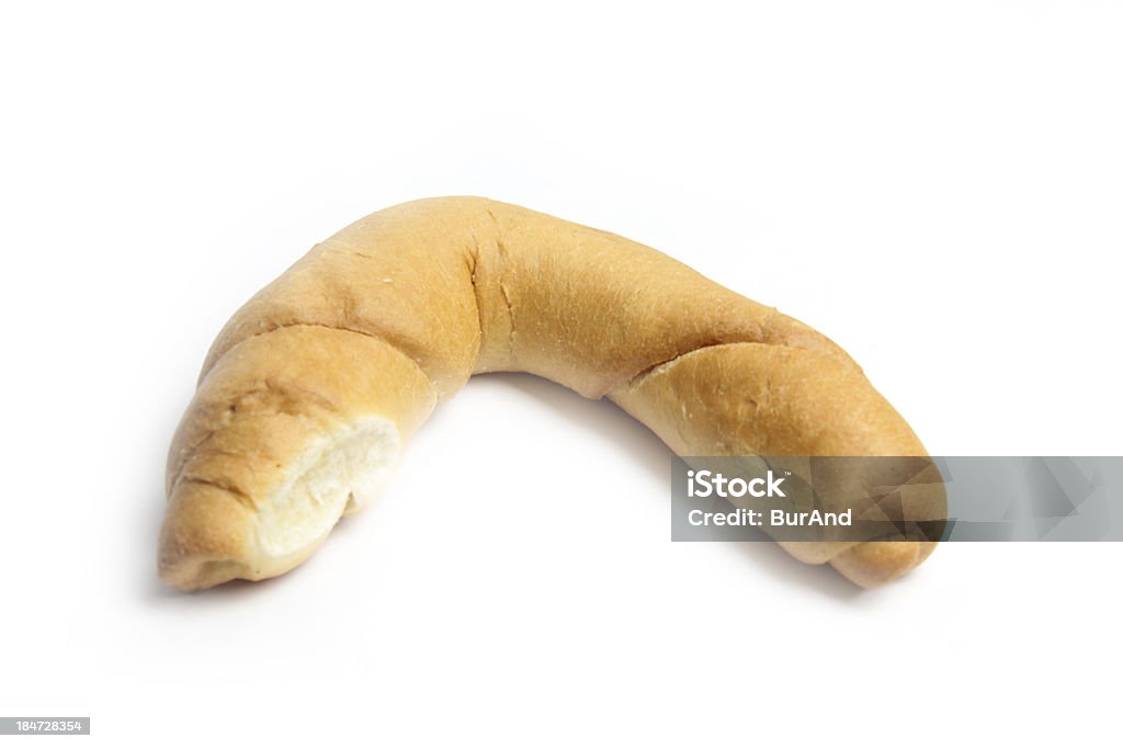 Fatia longa de pão - Foto de stock de Almoço royalty-free