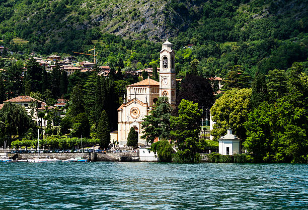 Lenno, Lake Como, Italy stock photo