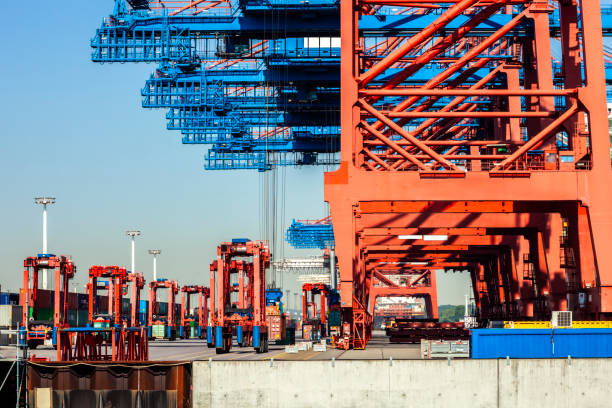 istock Industrial port in Hamburg 1847309440