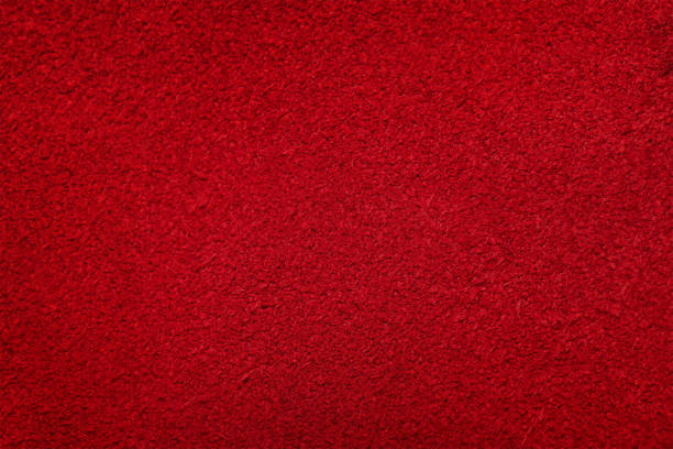 istock Macro texture of red suede. Red suede leather background. 1847320895