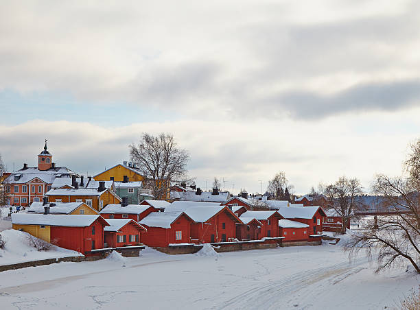 istock Finland. Old Porvoo in winter. 184732452